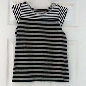 Stretchy material with capped sleeves